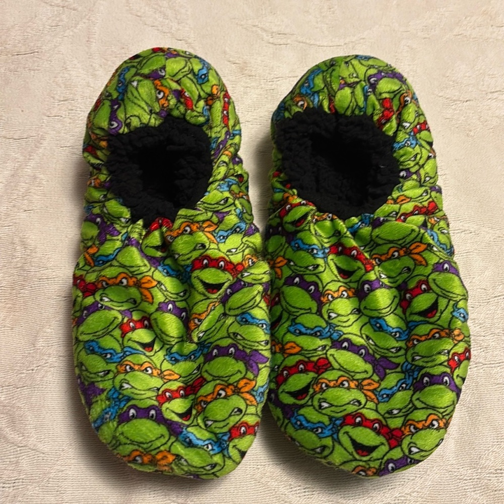 Teenage Mutant Ninja Turtles Slipper Socks Size 10/11 (approx.)